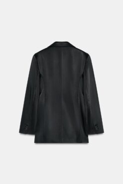 Alternative view of ÁO KHOÁC BLAZER VẢI SATIN CÀI KHUY ĐA VỊ TRÍ