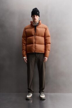 Alternative view of ÁO KHOÁC LÔNG VŨ 100% LÔNG TƠ