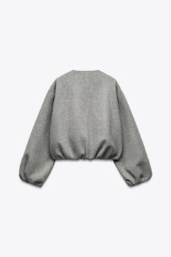 Alternative view of ÁO KHOÁC BOMBER VẢI MỀM