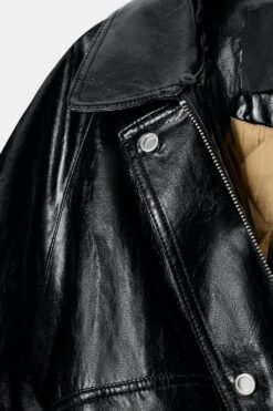 Alternative view of ÁO KHOÁC CỔ LÔNG NHÂN TẠO BỘ SƯU TẬP ZW