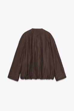 Alternative view of ÁO KHOÁC CHẦN BÔNG CÓ TÚI ZW COLLECTION