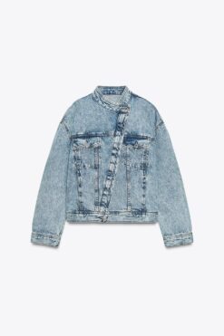 ÁO KHOÁC DENIM VẠT CHÉO ZW COLLECTION