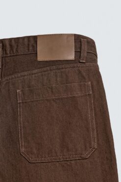 Alternative view of QUẦN JEANS ỐNG RỘNG XẾP LI