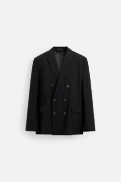 ÁO KHOÁC BLAZER VẢI RŨ DÁNG RELAXED FIT