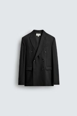 ÁO KHOÁC BLAZER VẠT ĐẮP CHÉO CHẤT LIỆU 100% LEN