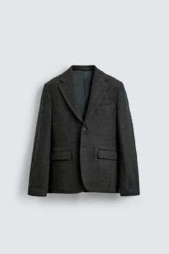 ÁO KHOÁC BLAZER VẢI DỆT HỌA TIẾT XƯƠNG CÁ