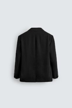 Alternative view of ÁO KHOÁC BLAZER VẢI RŨ DÁNG RELAXED FIT