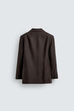 Alternative view of ÁO KHOÁC BLAZER VẢI FLANEL 100% LEN
