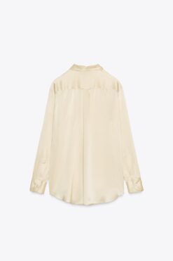 Alternative view of ÁO SƠ MI 100% LỤA CÓ TÚI ZW COLLECTION